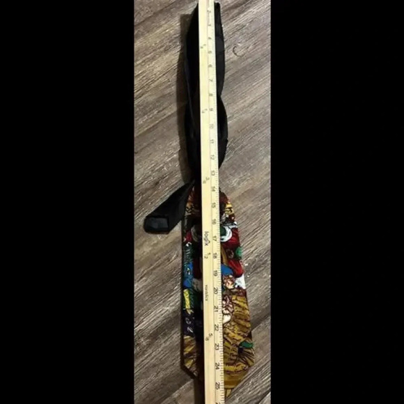 ADDICTION BLACK RED GREEN GIFTS Santa Christmas Silk St Nick Men Necktie tie - Picture 10 of 10